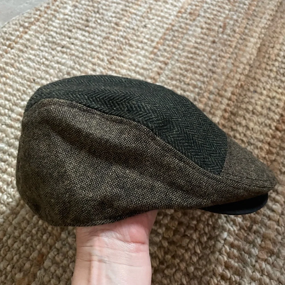 DPG 1921 Patchwork Tweed Flat Cap - Picture 2 of 5
